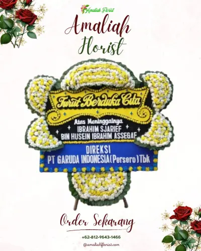 Papan Bunga Duka di Banjaretno